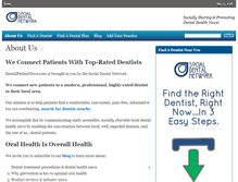 Tablet Screenshot of dentalpatientnews.com